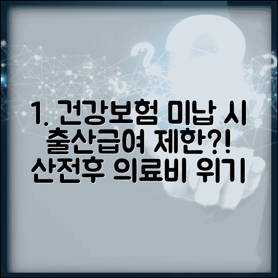 건강보험 미납 임신출산 | 출산급여 제한 | 산전후 의료비