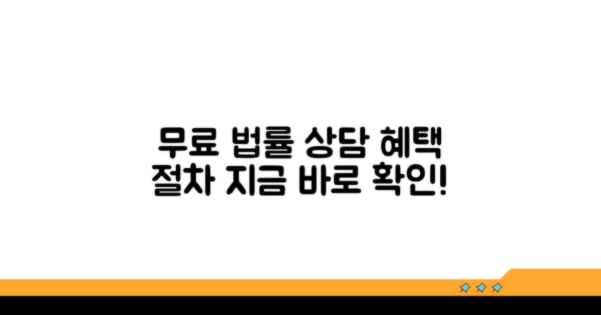 무료 법률 상담, 혜택과 절차 확인
