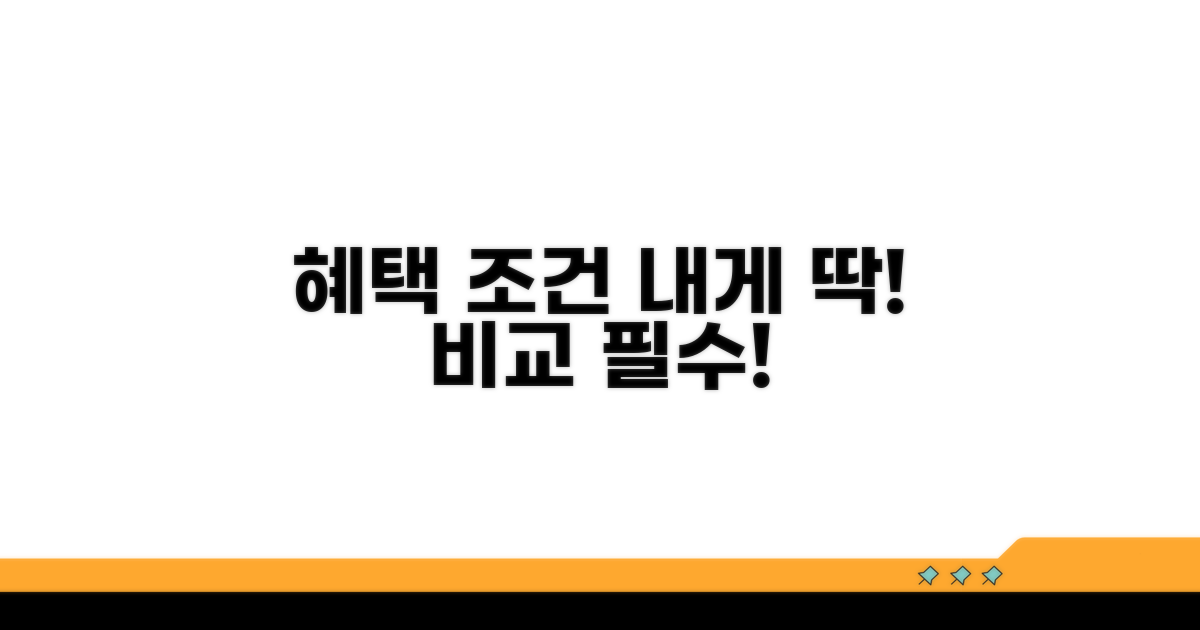 내게 맞는 혜택 조건 비교