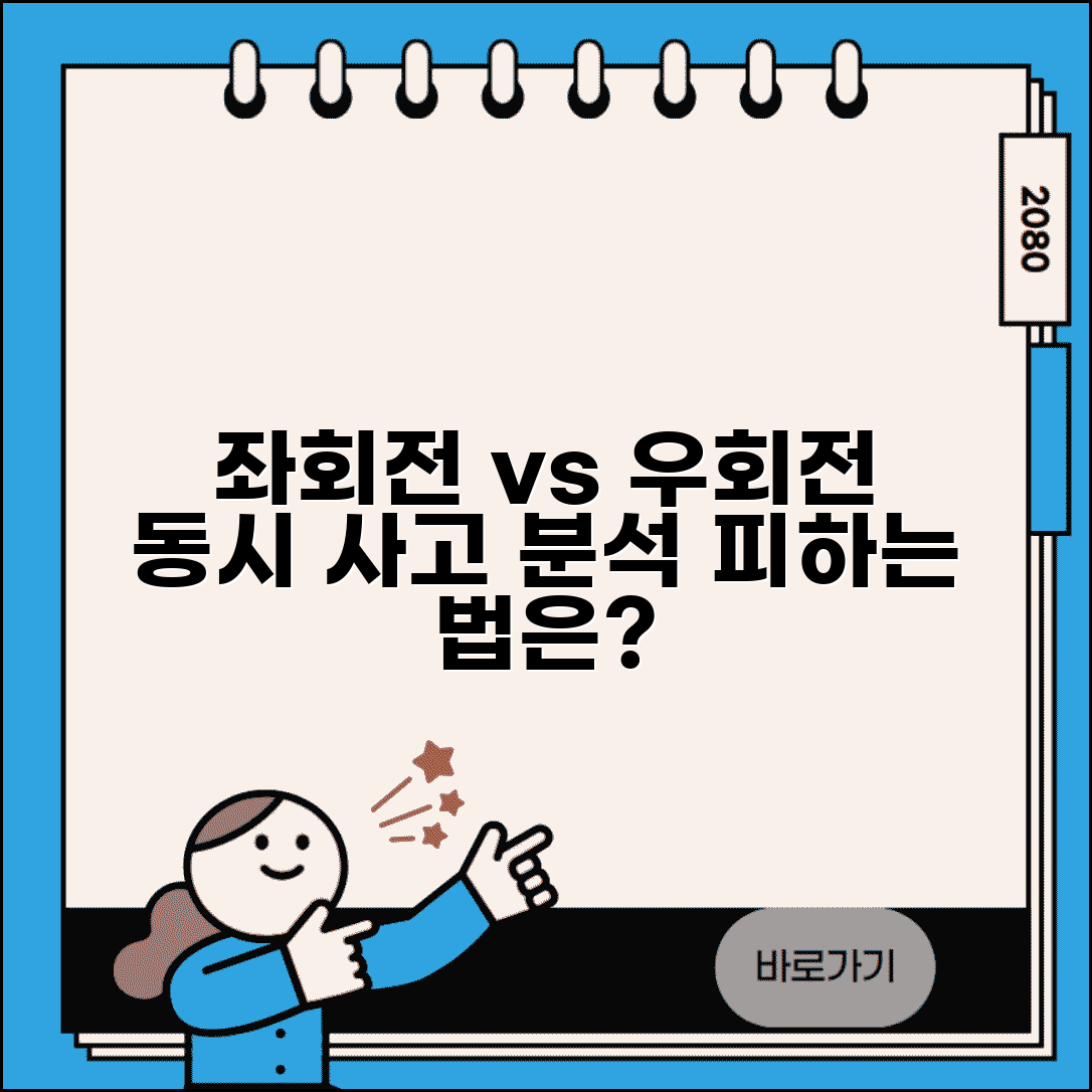 좌회전 신호시 우회전차량과 사고 | 좌회전 우회전 동시 사고 완벽 분석