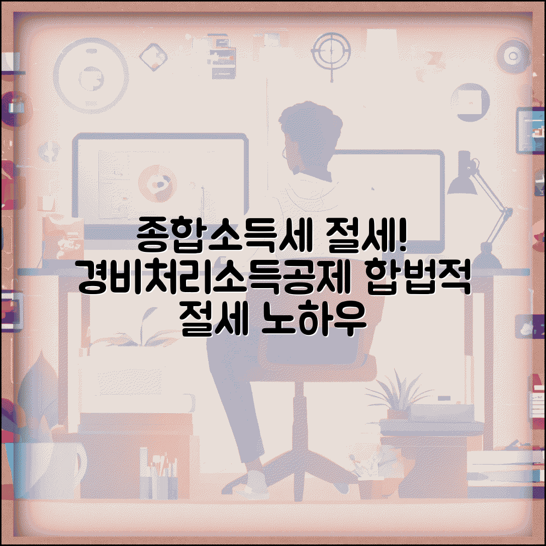 종합소득세 절세 방법 | 사업소득자 경비처리와 소득공제로 세금 줄이는 합법적 방법