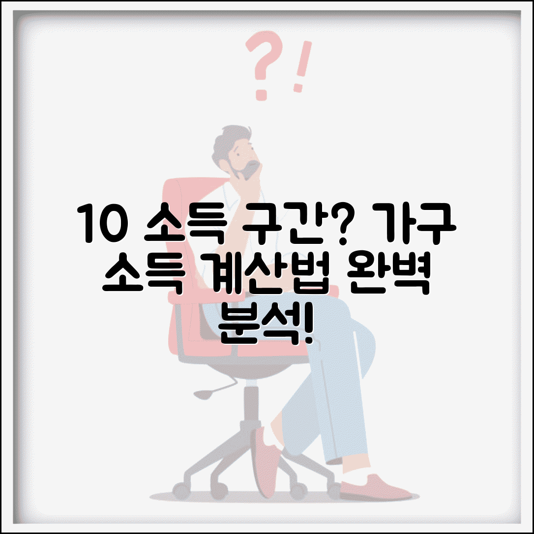 상위 10% 소득구간 확인 | 가구소득 분위 계산 완벽방법