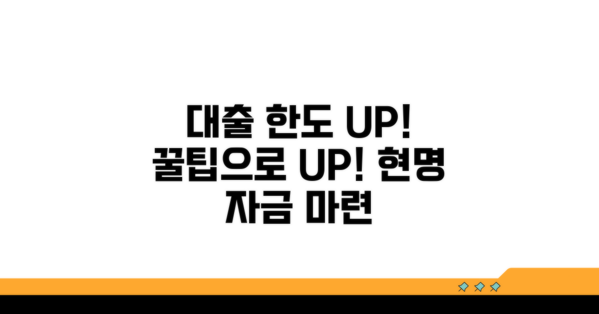 대출 한도 UP! 현명한 자금 마련 꿀팁