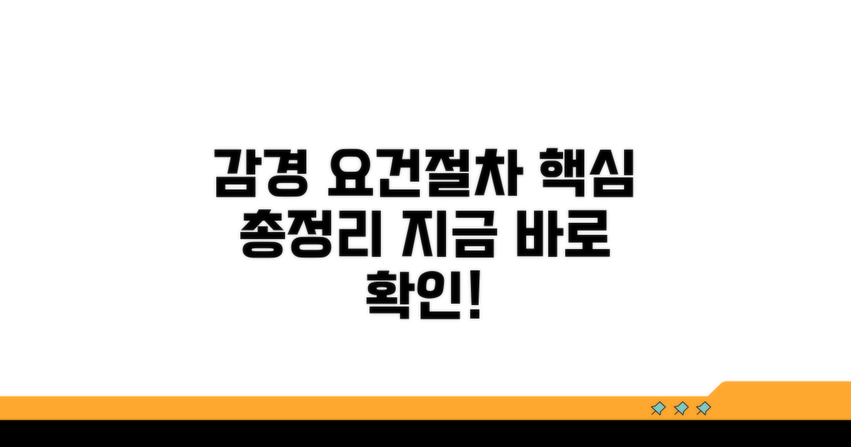 감경 요건과 절차 상세 분석