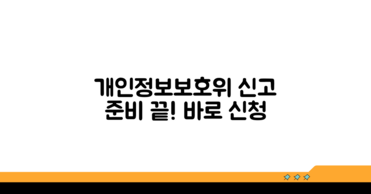 개인정보보호위 신고, 이렇게 준비하세요