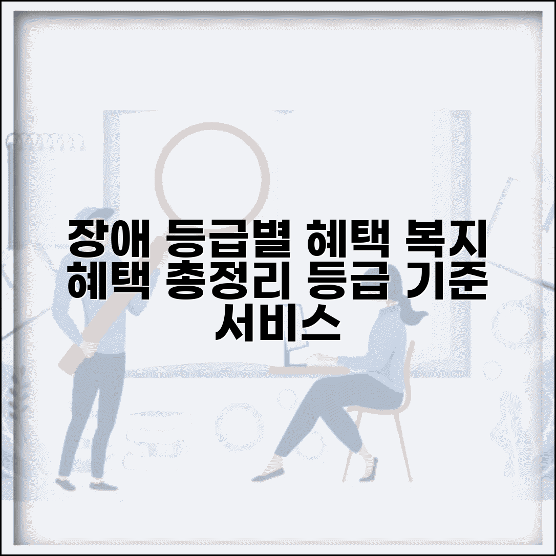 장애등급 기준표 복지 혜택 | 장애 정도별 등급 기준과 복지 서비스 지원 범위
