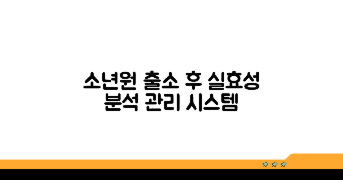 소년원 출소 후 관리 시스템 실효성 분석