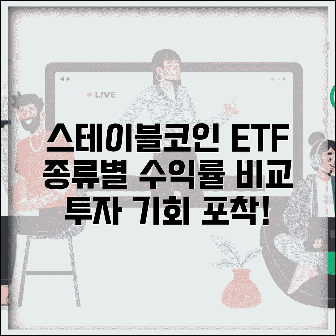 스테이블코인 ETF 투자 상품 | 스테이블코인 ETF 종류 수익률
