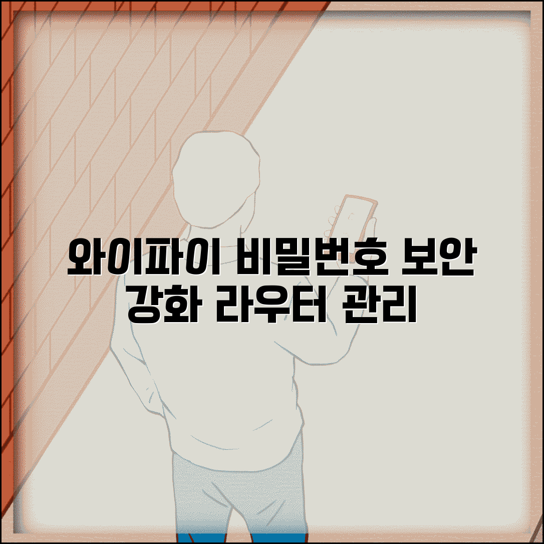 와이파이 공유기 비밀번호 변경 관리 | 무선 라우터 관리 페이지에서 네트워크 보안 설정