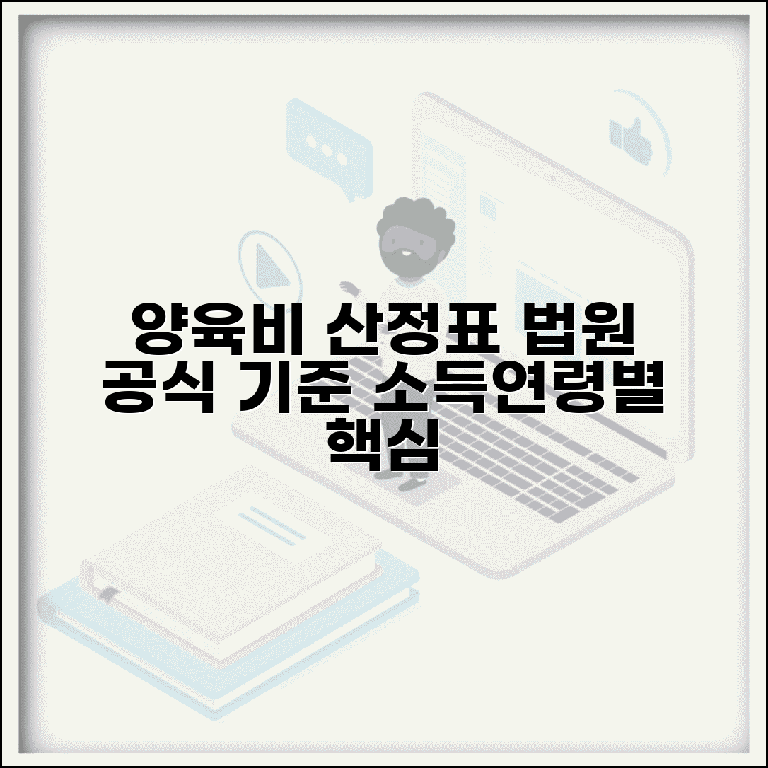 양육비 산정표 가정법원 공식 | 부모 소득과 자녀 연령에 따른 표준 양육비 산정 기준표