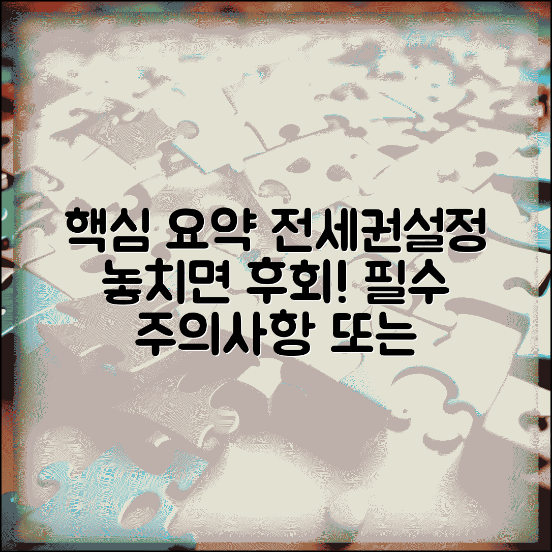 전세권설정 단점과 주의사항 알아보기