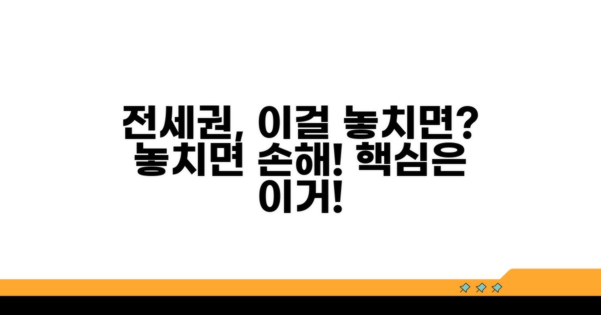 전세권 설정, 놓치기 쉬운 부분
