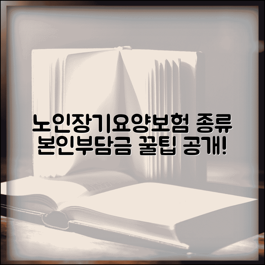 노인장기요양보험 서비스 종류와 본인부담금 기준