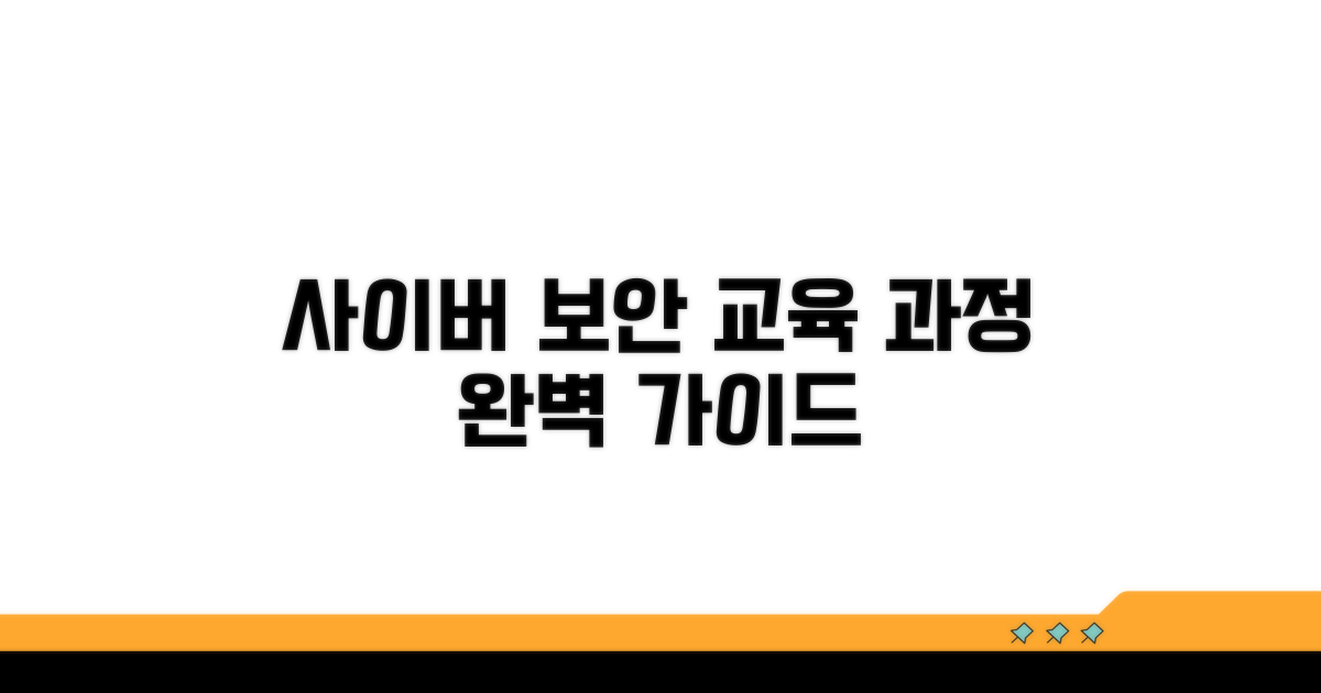 사이버보안 교육과정 선택 가이드