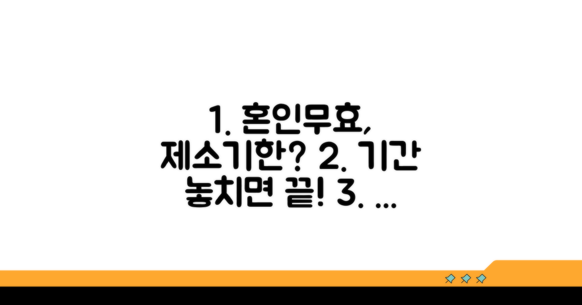 혼인무효 소송 제기 기한: 기본 정보