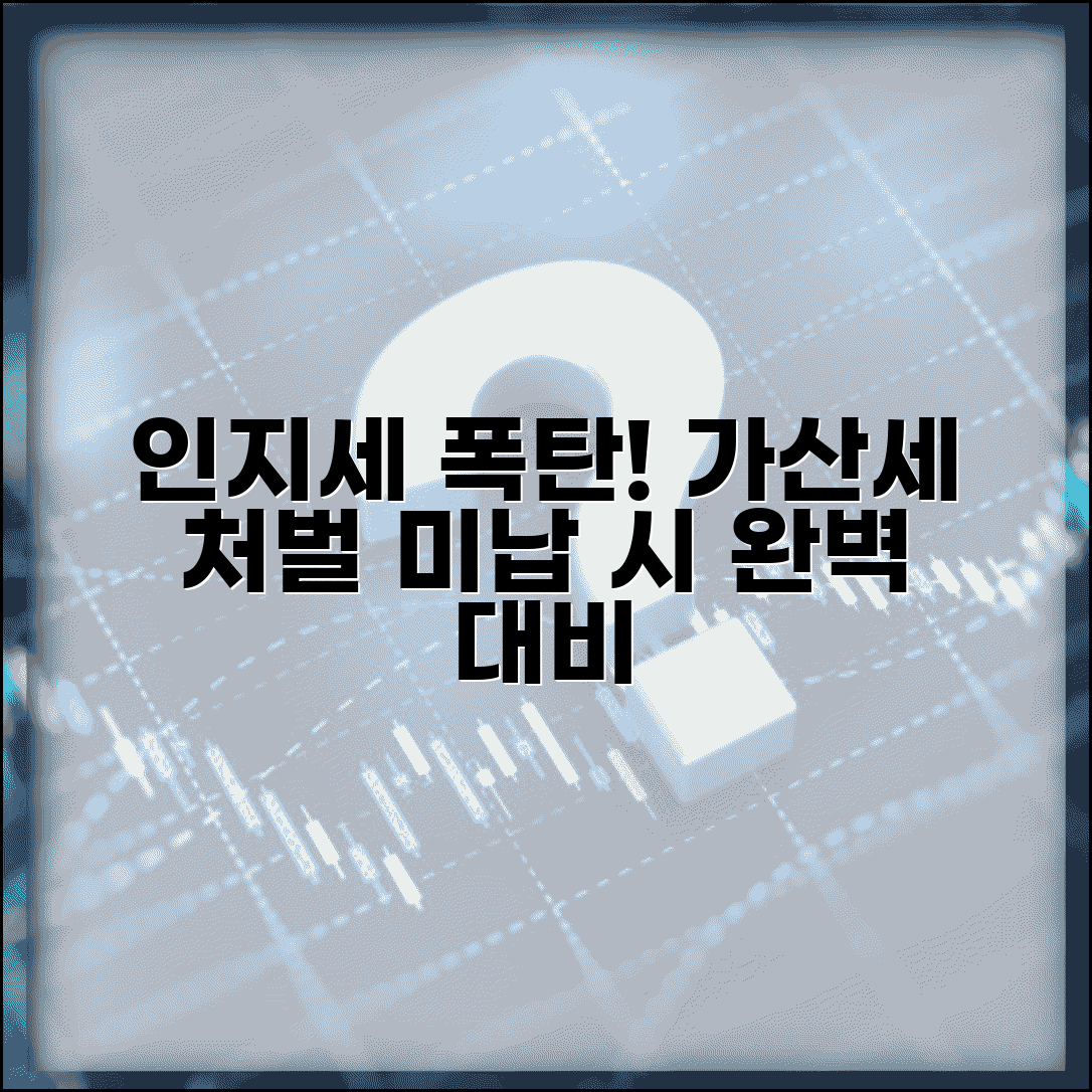인지세 가산세 부과 | 미납 시 가산세와 처벌, 절차 및 납부 방법 총정리