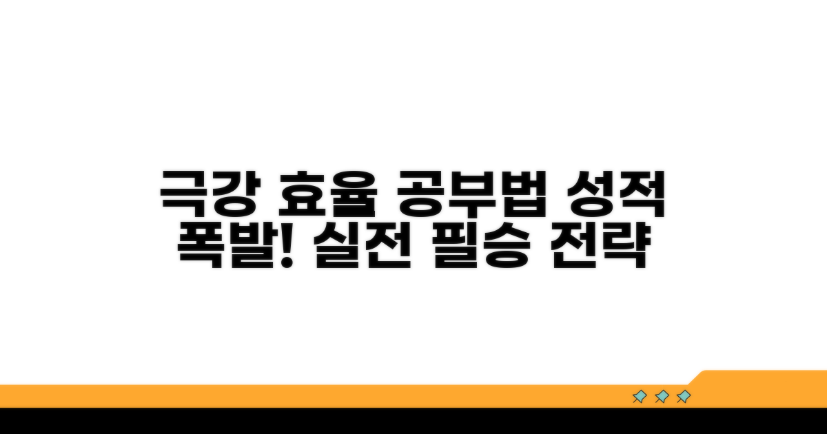 효율 극대화 실전 공부법 추천