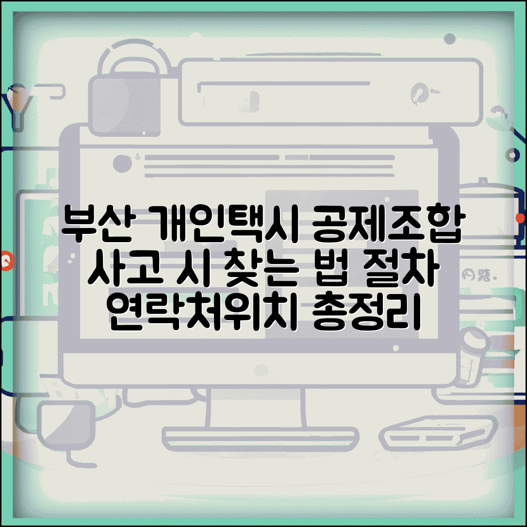 부산개인택시공제조합 연락처 위치 | 사고 발생 시 찾아가는 법 및 절차 총정리
