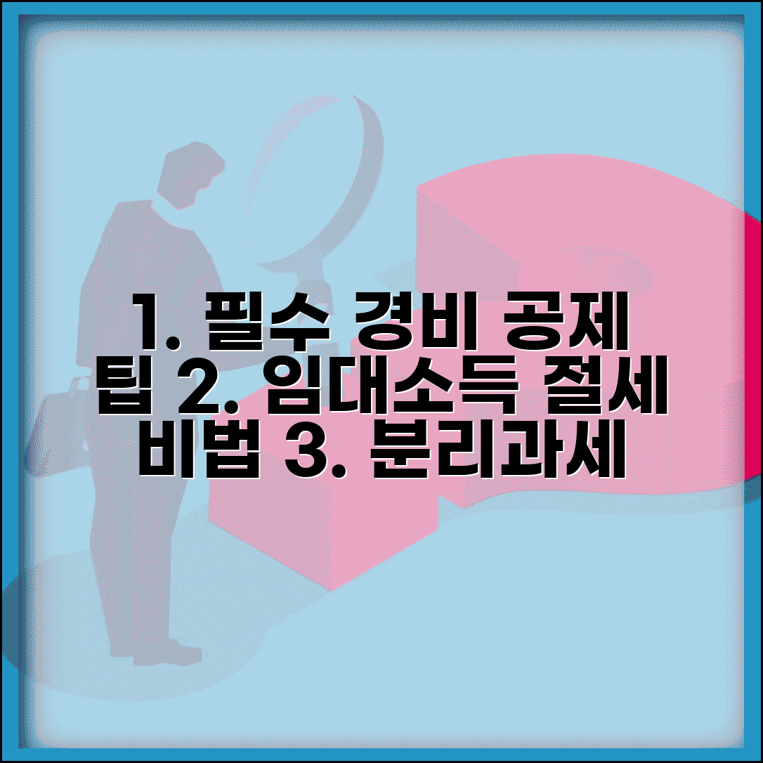 분리과세 주택임대소득 필요경비 공제 범위 | 임대소득 경비 인정 항목 및 절세 팁