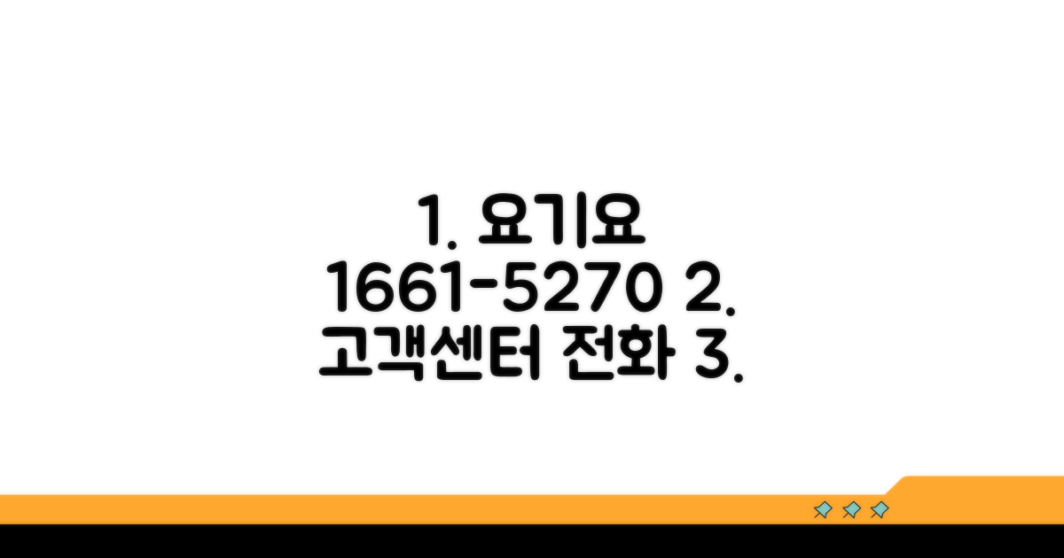 요기요 고객센터 1661-5270 전화 상담
