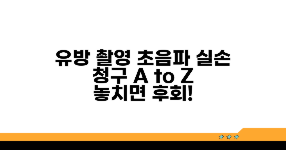 유방 촬영술 초음파 실손 청구 기본