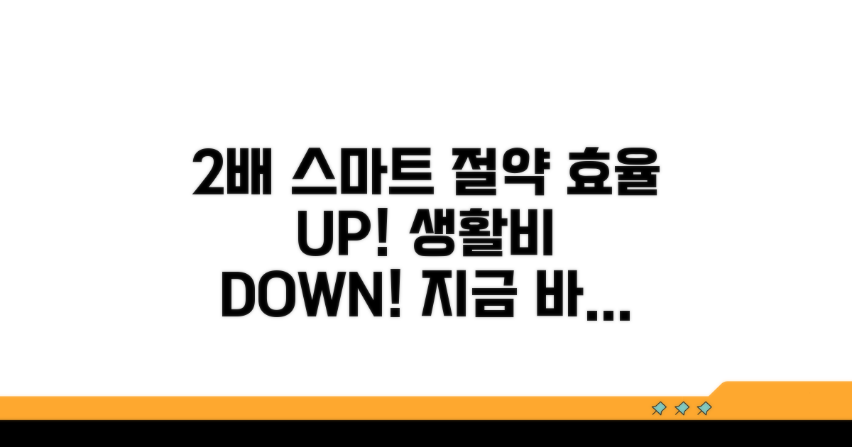 효율 2배 올리는 스마트 절약법