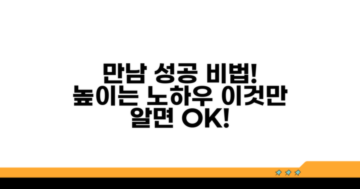 성공률 높이는 만남 비법