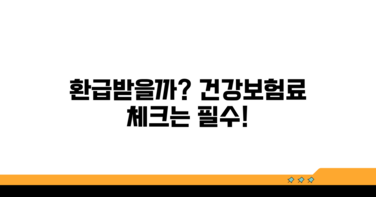 건강보험료 환급, 내가 받을 수 있을까?