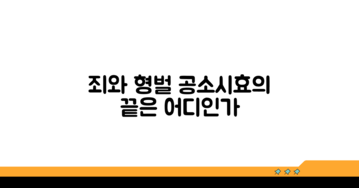 죄와 형벌, 공소시효의 관계