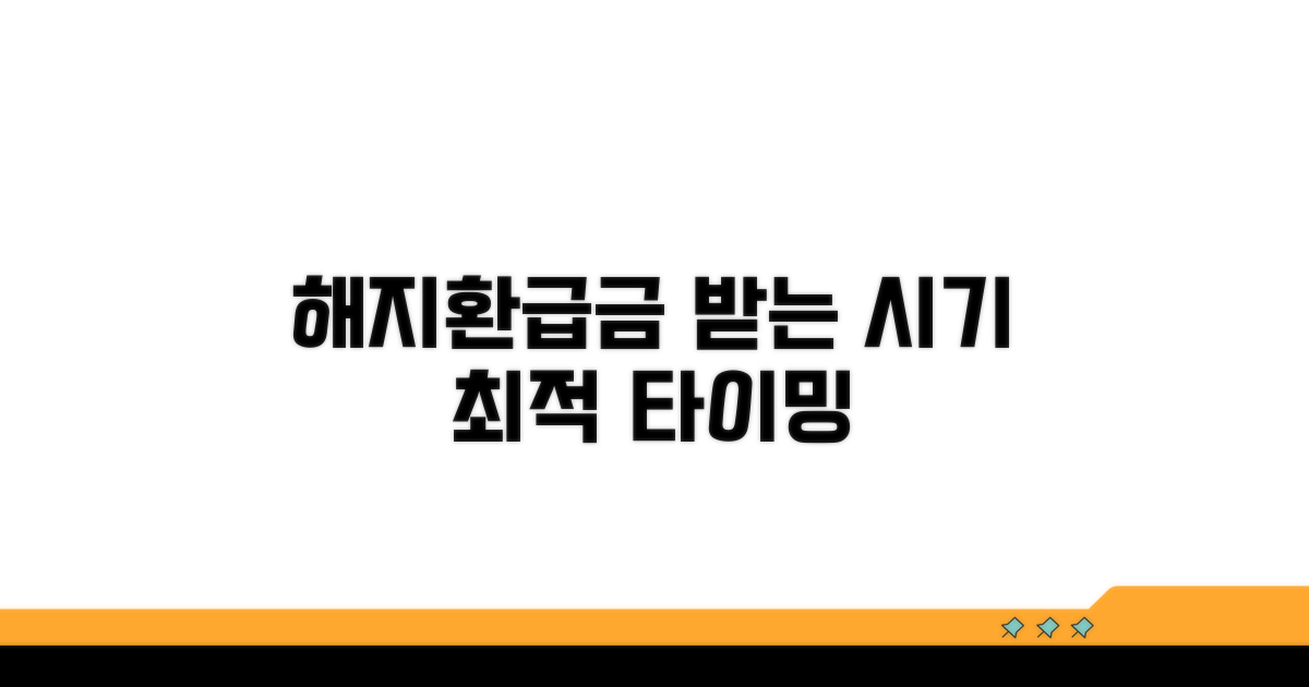 해지환급금, 언제 받는 게 유리할까