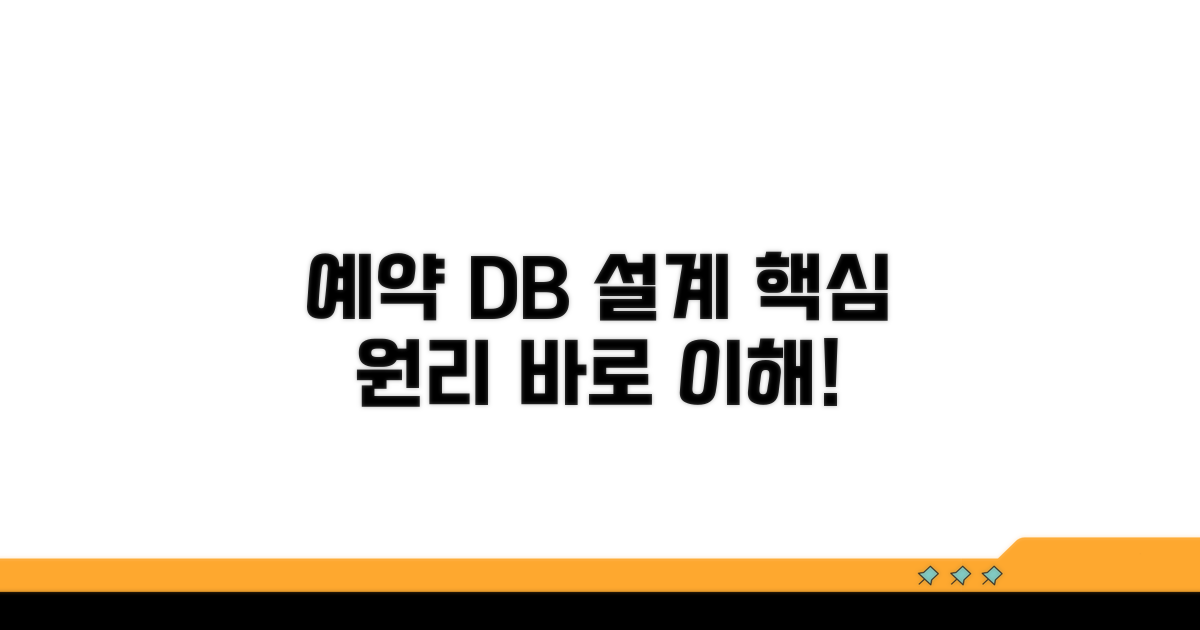 예약 시스템 DB 설계 핵심 이해