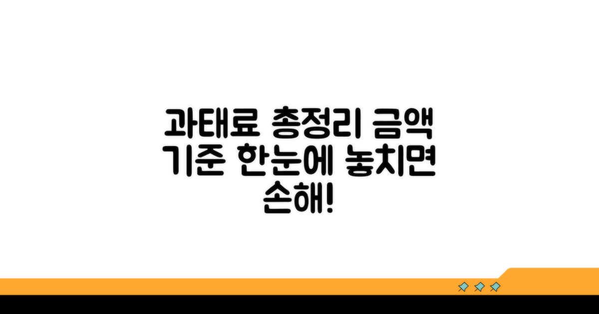과태료 금액과 기준 완벽 정리