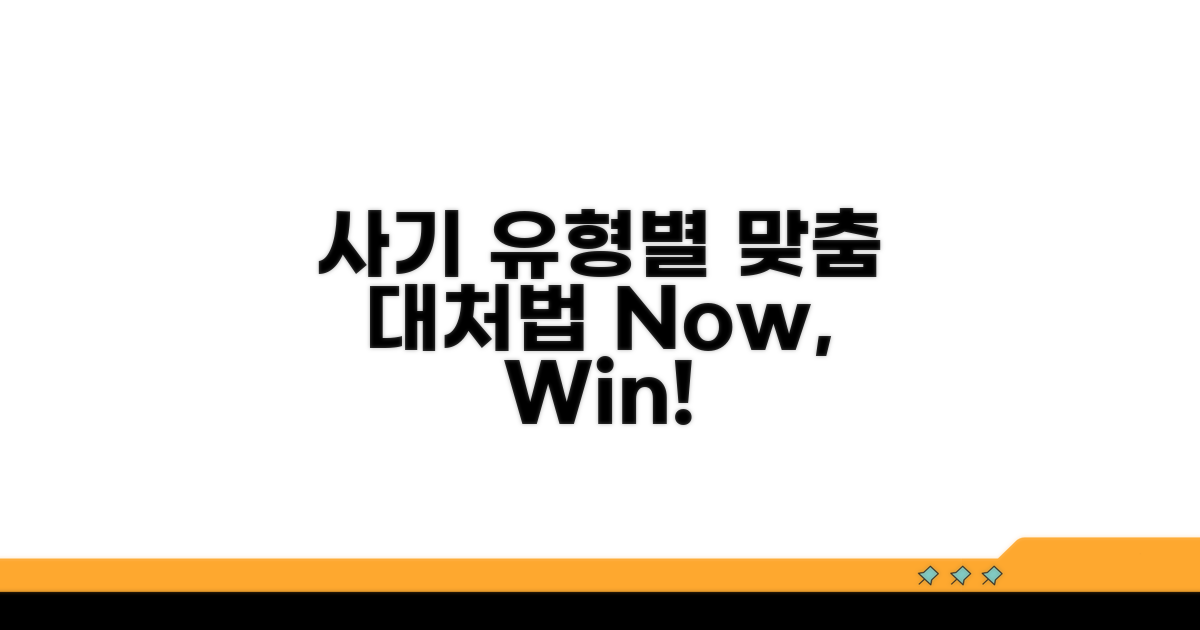 사기 유형별 맞춤 대처법