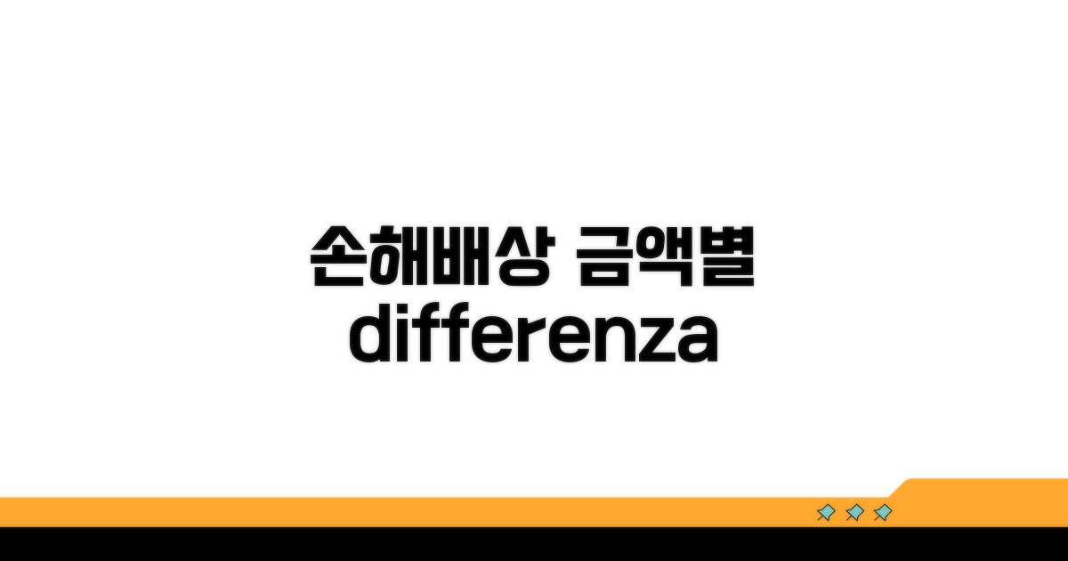 손해배상 청구 금액별 차이점