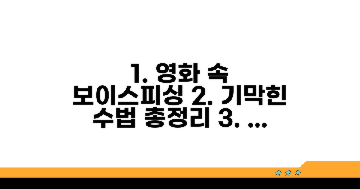영화로 배우는 보이스피싱 수법 분석