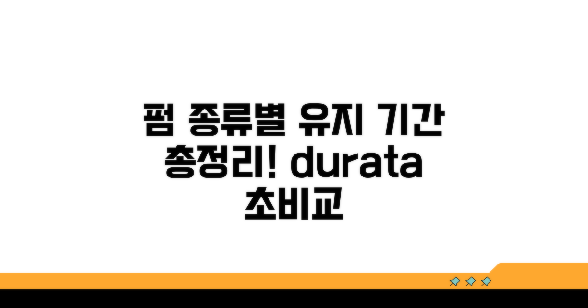펌 종류별 유지 기간 비교