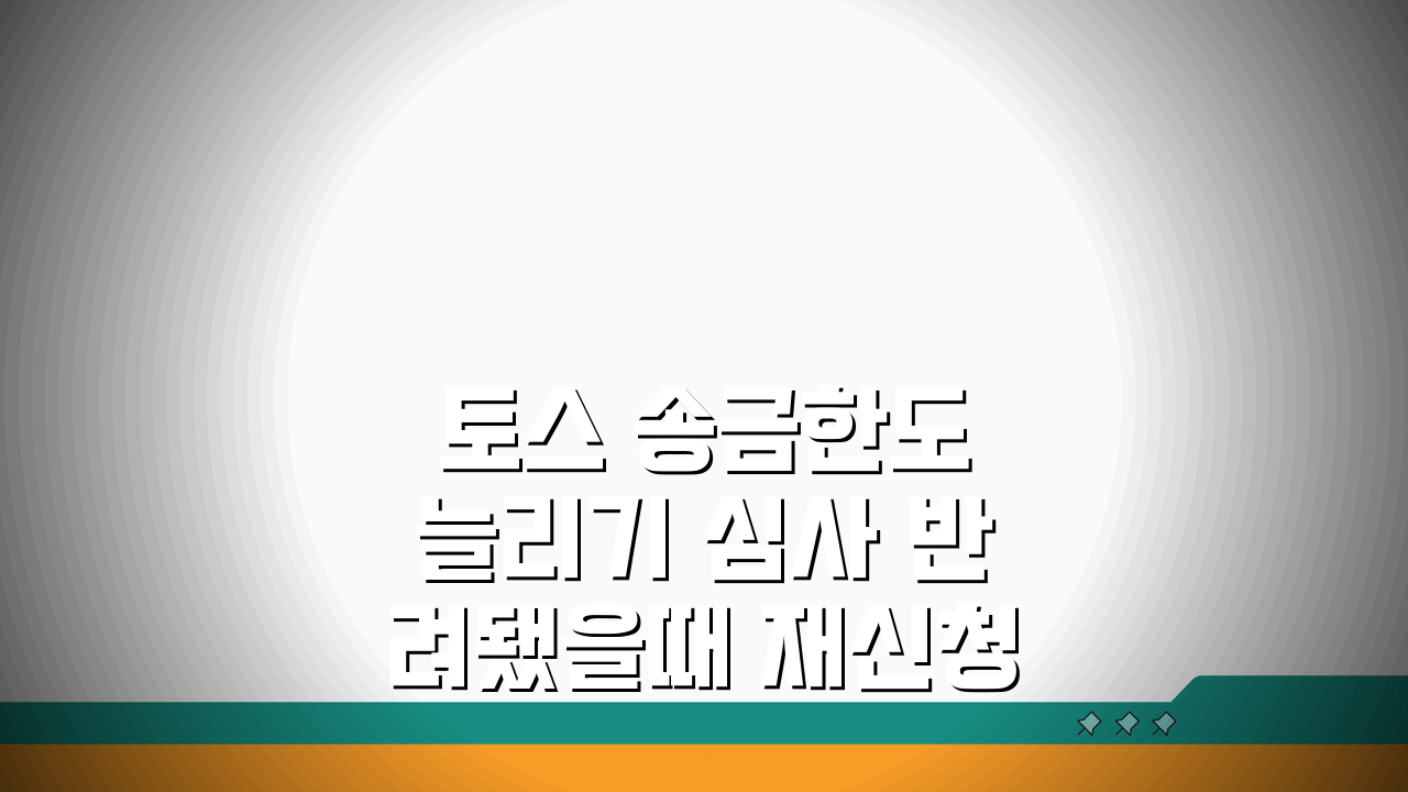 토스 송금한도 늘리기 심사 반려됐을때 재신청 방법 3가지