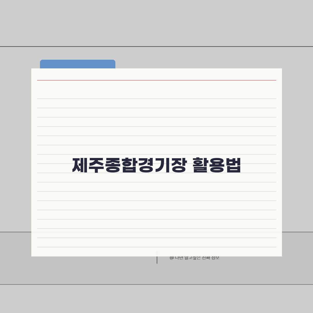 제주종합경기장 제주시 전체 프로그램 총정리: 7가지 주요 내용 완벽 분석